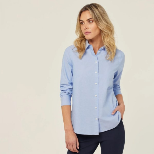 Picture of NNT Ladies Chambray Long Sleeve Relaxed Shirt